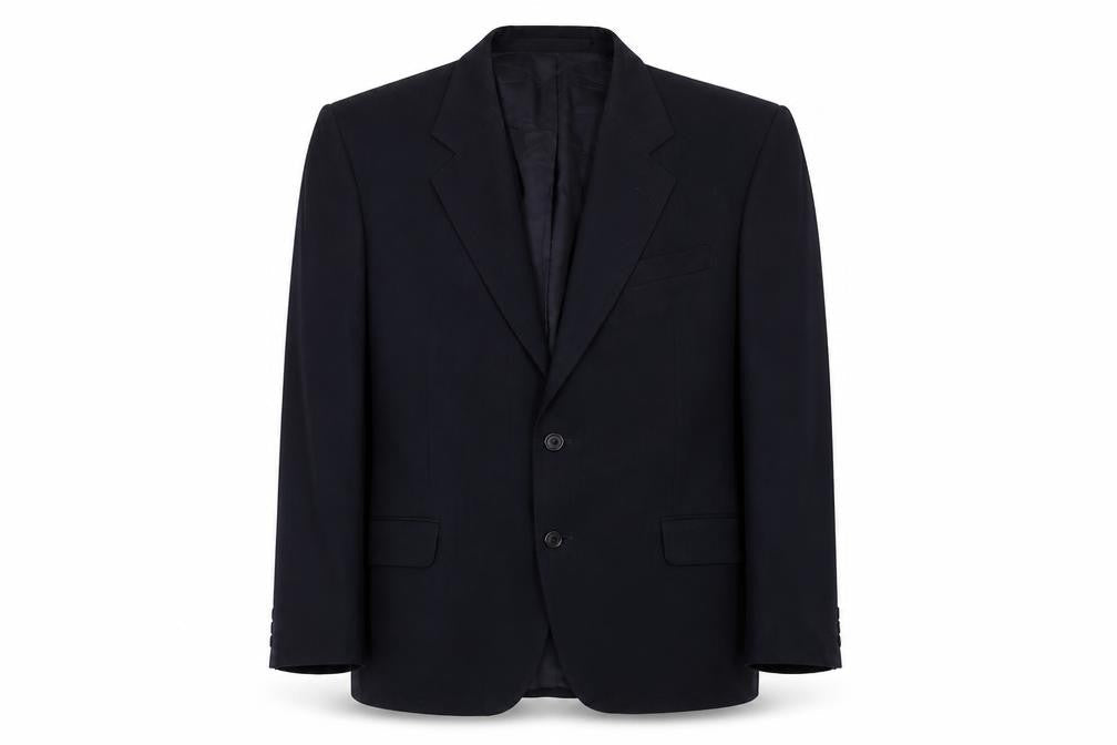 Marks and Spencer Mens Black Wool Jacket Suit Jacket Size 40 Regular