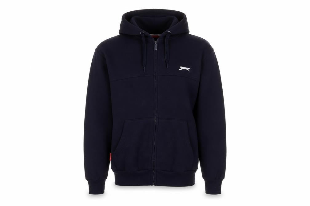 Mens UK XS Regular Slazenger Blue Full Zip Hoodie
