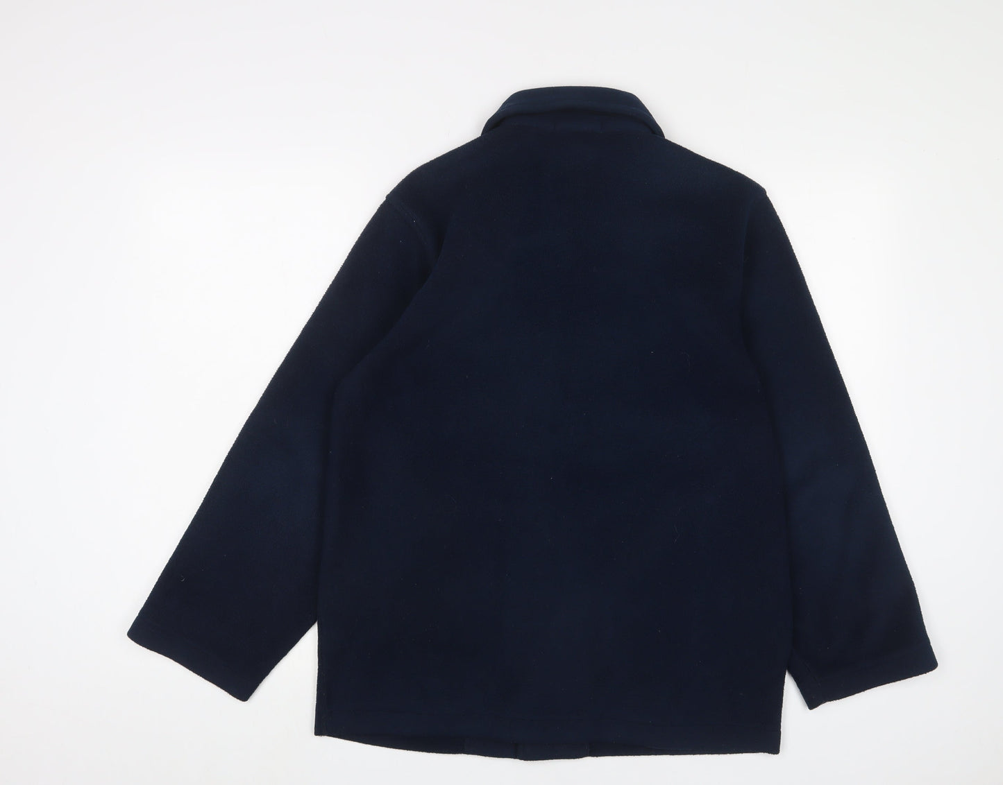 Giordano Mens Blue Polyester Pullover Sweatshirt Size XS - Button up