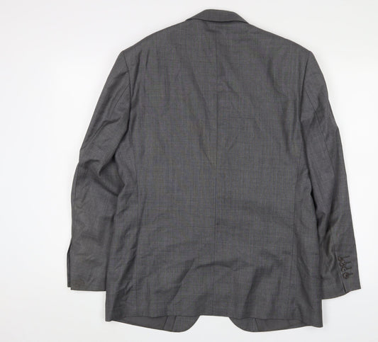 Marks and Spencer Mens Grey Wool Jacket Suit Jacket Size 38 Regular
