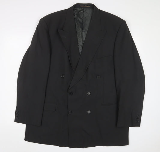 Marks and Spencer Mens Grey Wool Jacket Suit Jacket Size 46 Regular