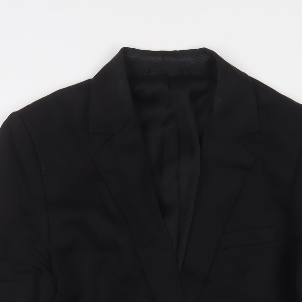 & Other Stories Womens Black Jacket Blazer Size 12 Button