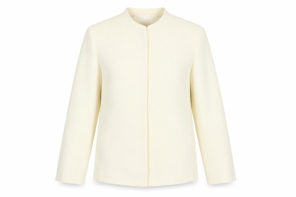 Luis Civit Womens Ivory Jacket Blazer Size 12