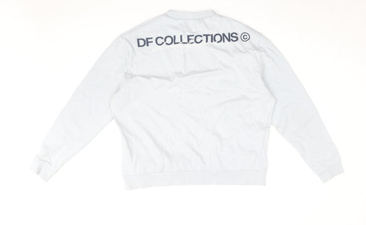 ASOS Womens Blue Cotton Pullover Sweatshirt Size L Pullover - DF Collections