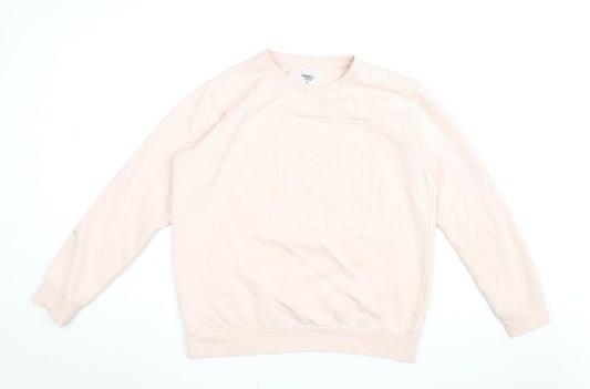 Farrell Womens Pink Cotton Pullover Sweatshirt Size XL Pullover - Farrell London
