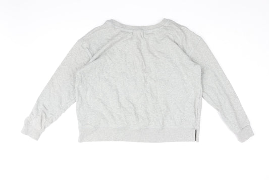 ASOS Womens Grey Cotton Pullover Sweatshirt Size 8 Pullover