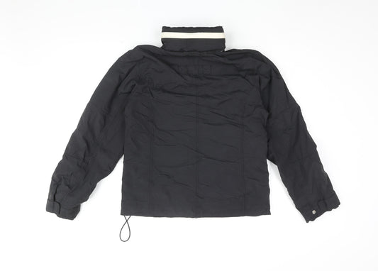 Best in Town Womens Black Jacket Coat Size S Zip