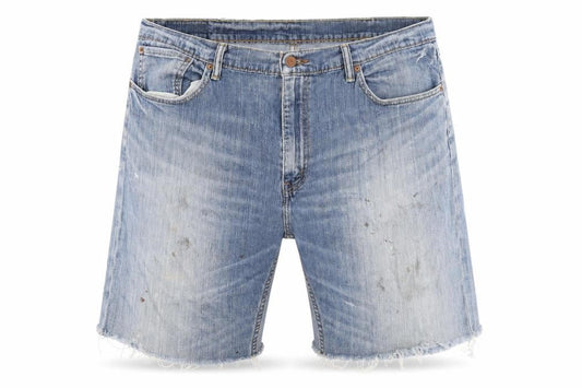 Levi's Mens Blue Cotton Bermuda Shorts Size 36 in L10 in Regular Zip