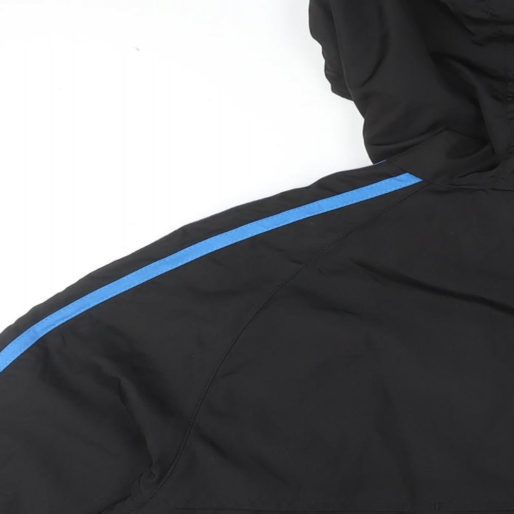 Lonsdale Mens Black Polyester Full Zip Hoodie Size S