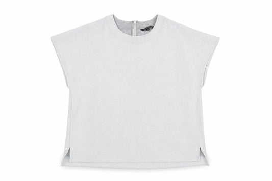 Womens UK Size L Banana Republic Grey Cotton Blend T-Shirt
