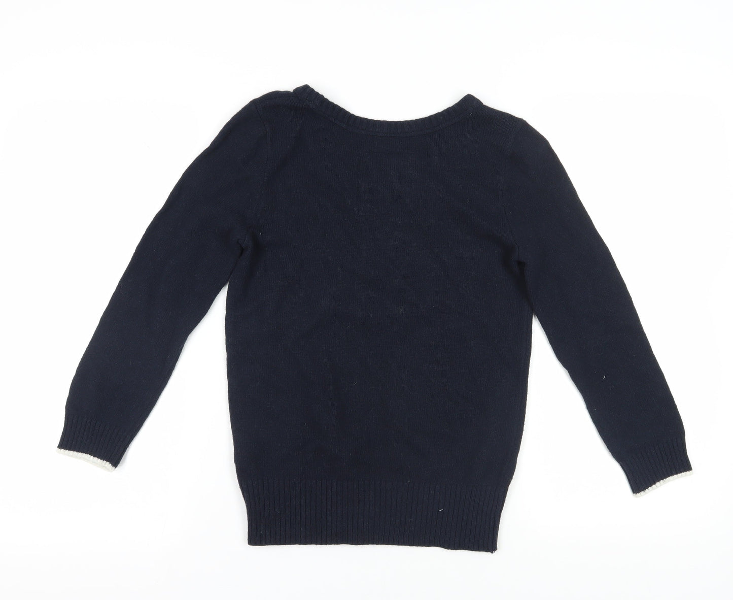 Hollister Women's Blue Pullover Jumper, Medium