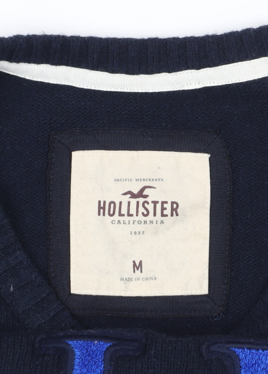 Hollister Women's Blue Pullover Jumper, Medium