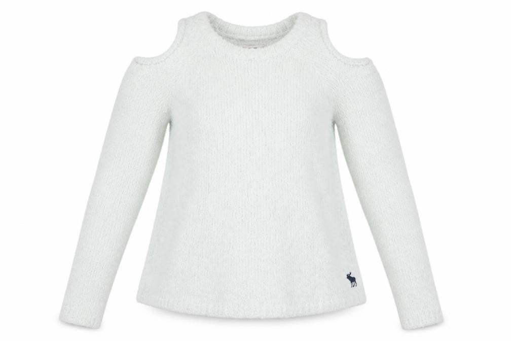 Abercrombie & Fitch Kids White Girls Pullover Jumper 11-12 Years