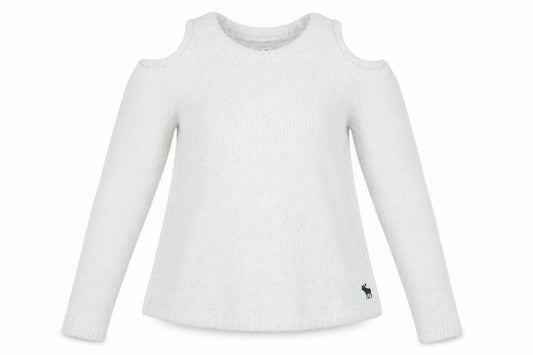 Abercrombie & Fitch Kids White Girls Pullover Jumper 11-12 Years