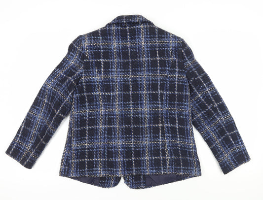 Honor Millburn Women's Check Tweed Blazer Size 14