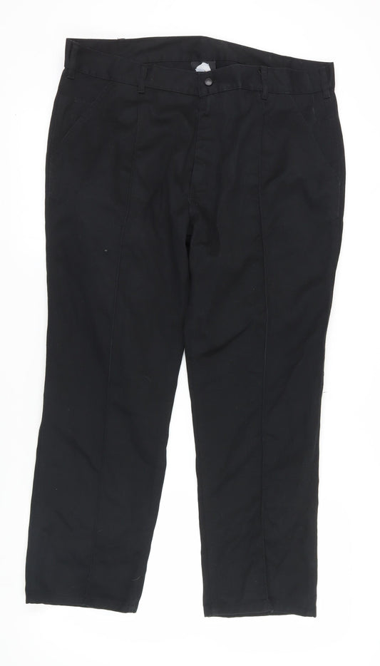 ORN Men's Black Dress Pants Size 38S Straight Leg