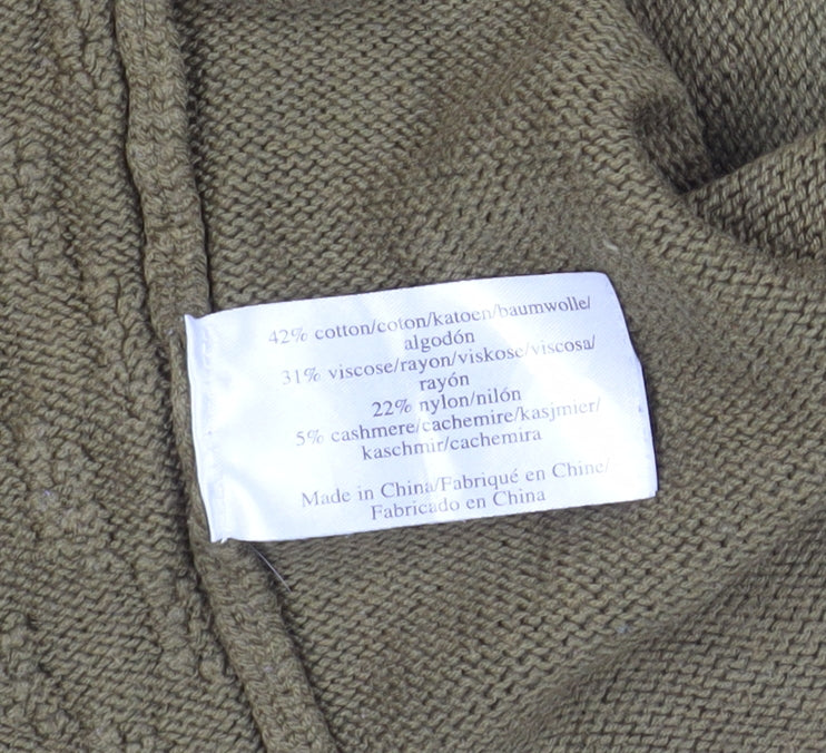 Laura Ashley Women's Green Crew Neck Pullover Jumper, Size 16