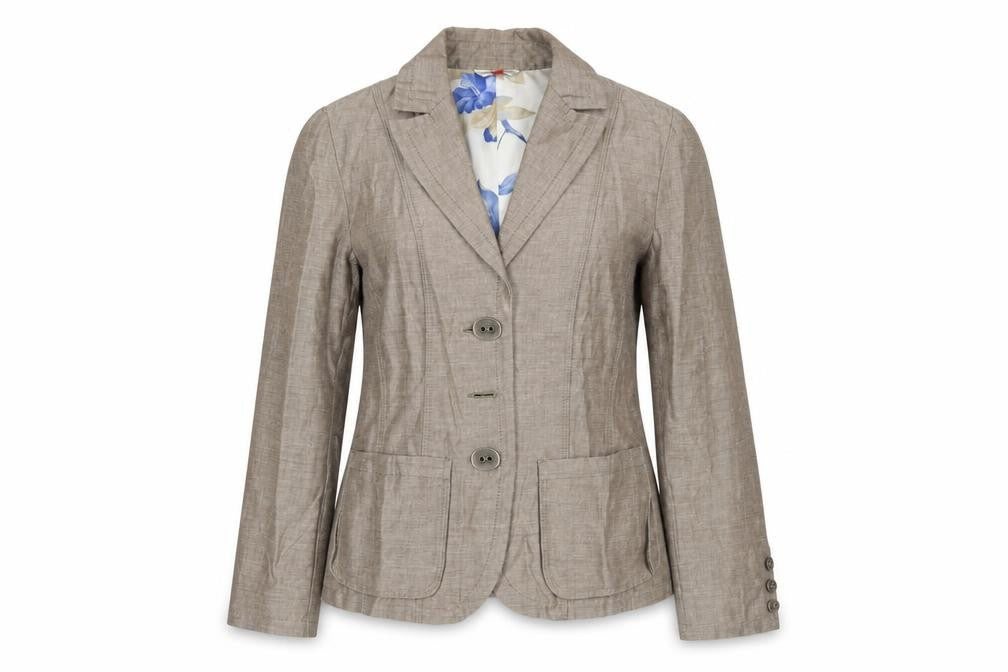 FSR Womens Brown Jacket Blazer Size 8 Button
