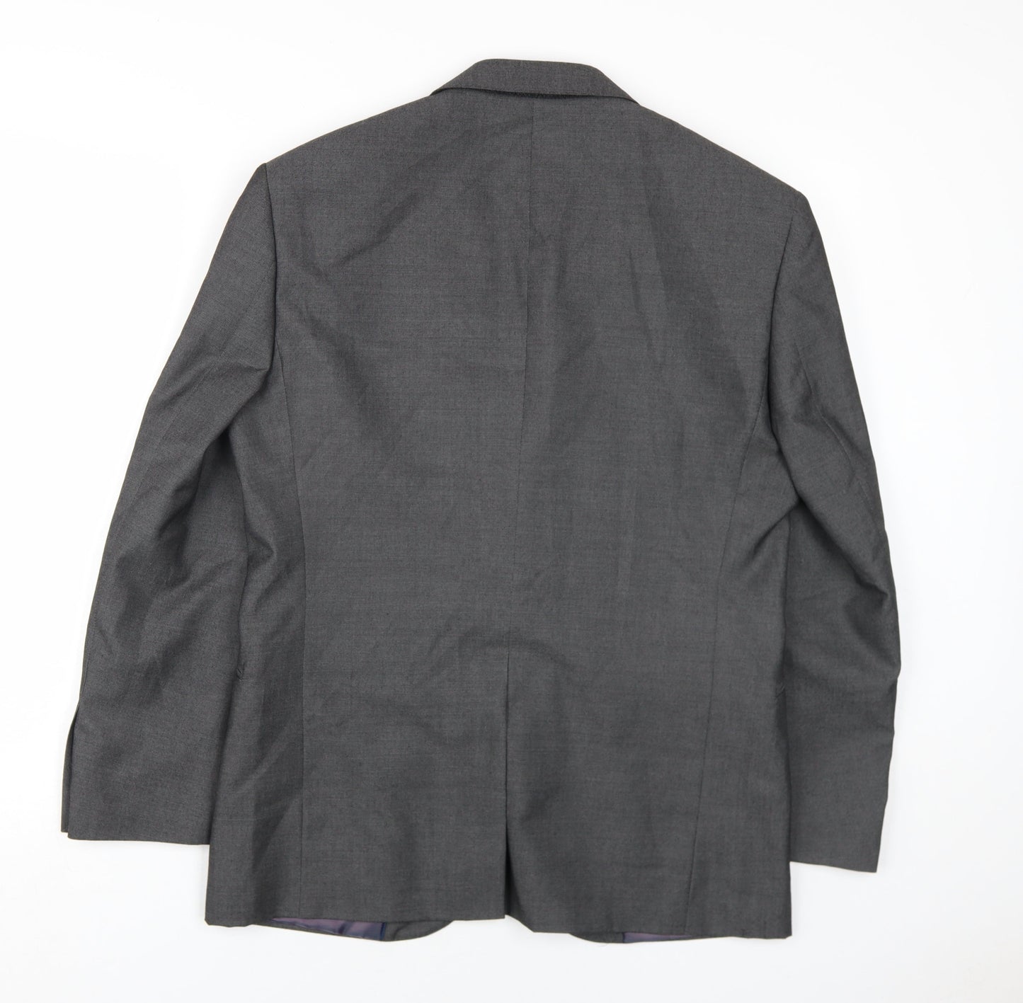 Taylor & Wright Mens Grey Polyester Jacket Blazer Size 38 Regular