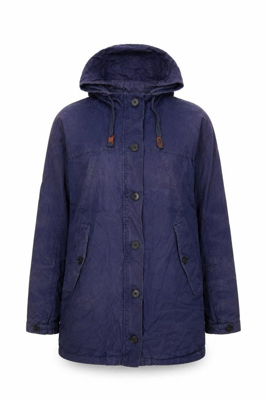 Womens UK Size 10  Jack Wills Blue Cotton Coat