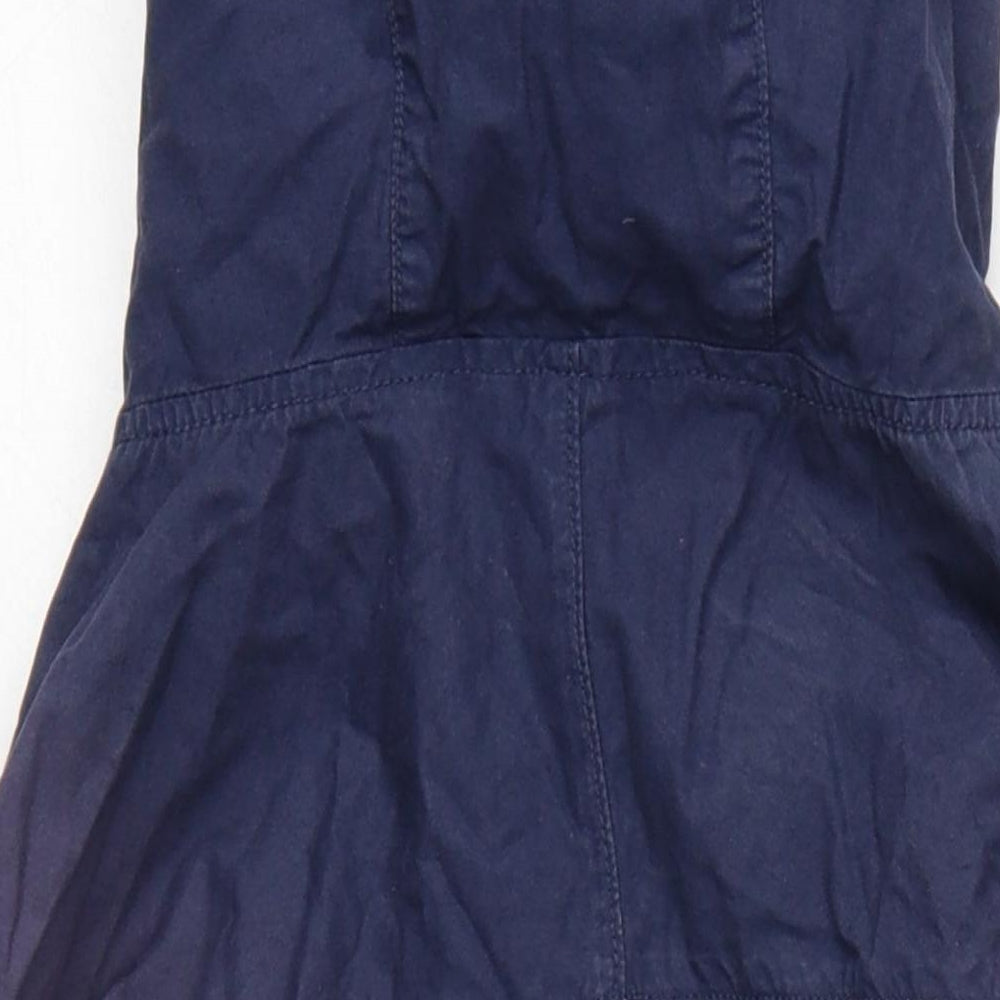 Jack Wills Womens Blue Jacket Coat Size 10 Zip
