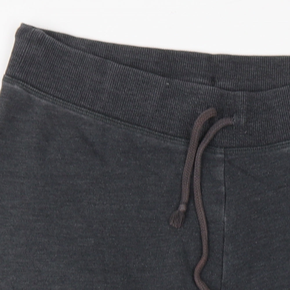 Victoria's Secret Womens Grey Cotton Jogger Trousers Size S L23 in Regular Drawstring