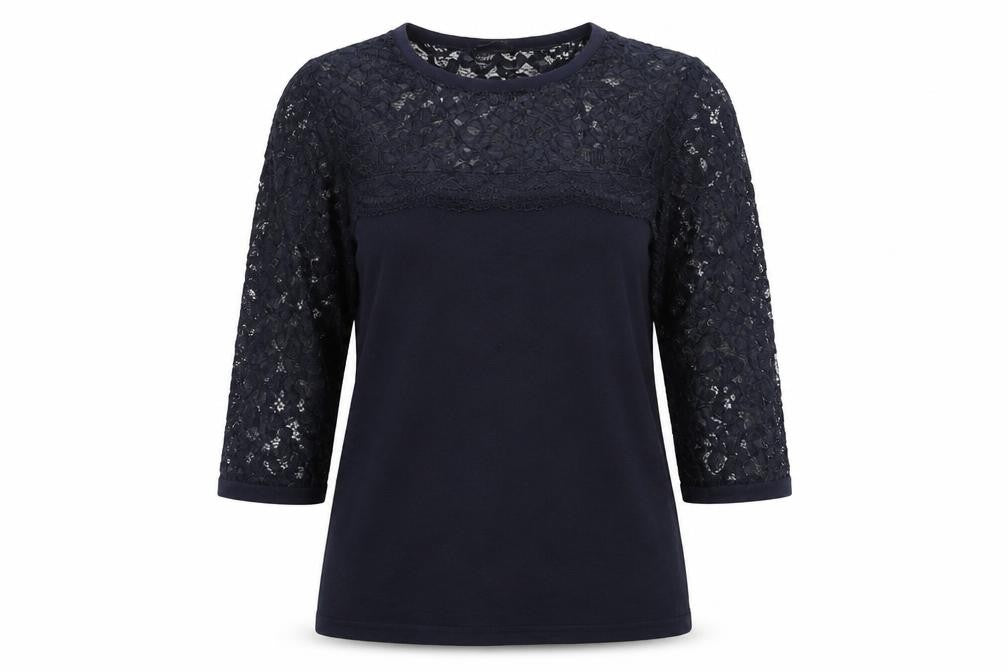 Womens UK S Regular Jaeger Blue Pullover