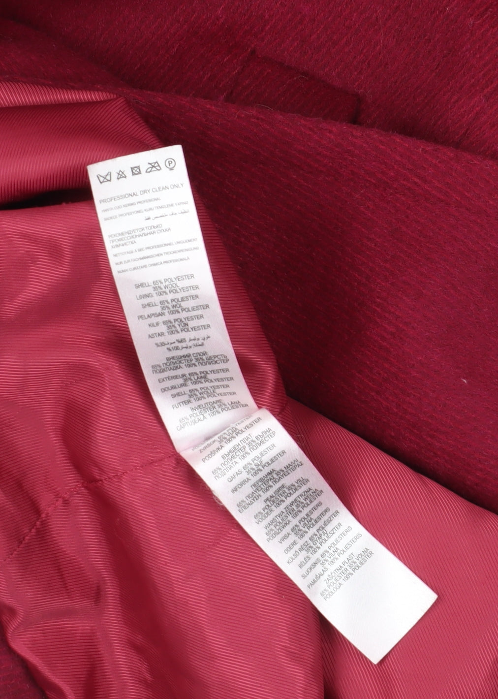 Jasper Conran Women's Red Overcoat Size 14