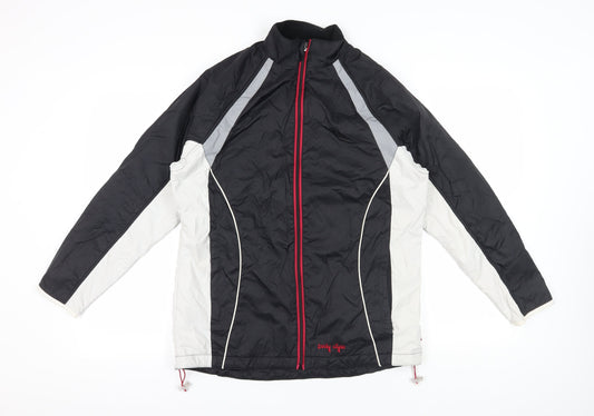 TCM Women's Black Windbreaker Jacket Size 14