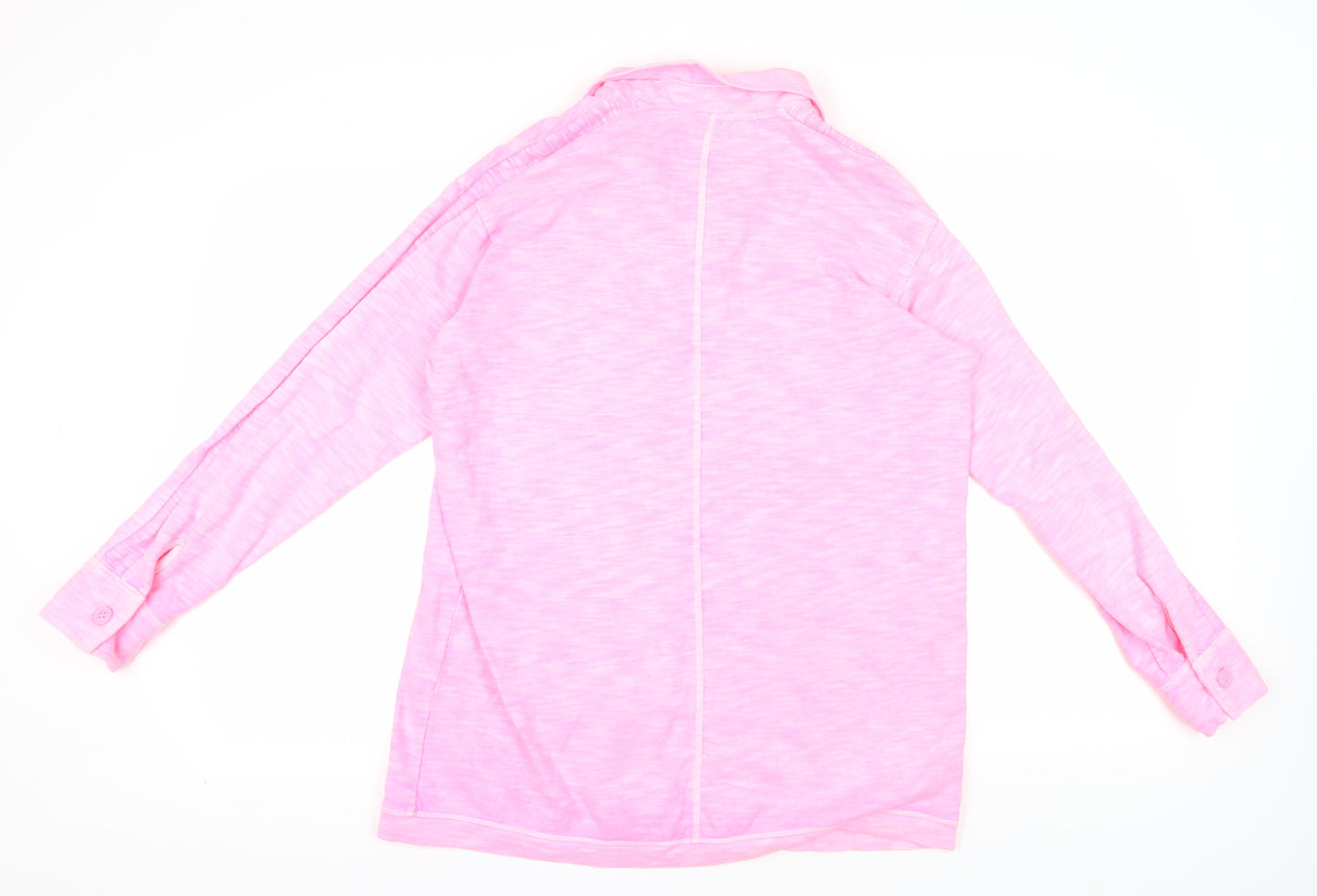 Next Women's Pink Button-Up Shirt, Size 14