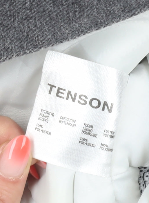 Tenson Women's Grey Parka Jacket Waterproof Size 6