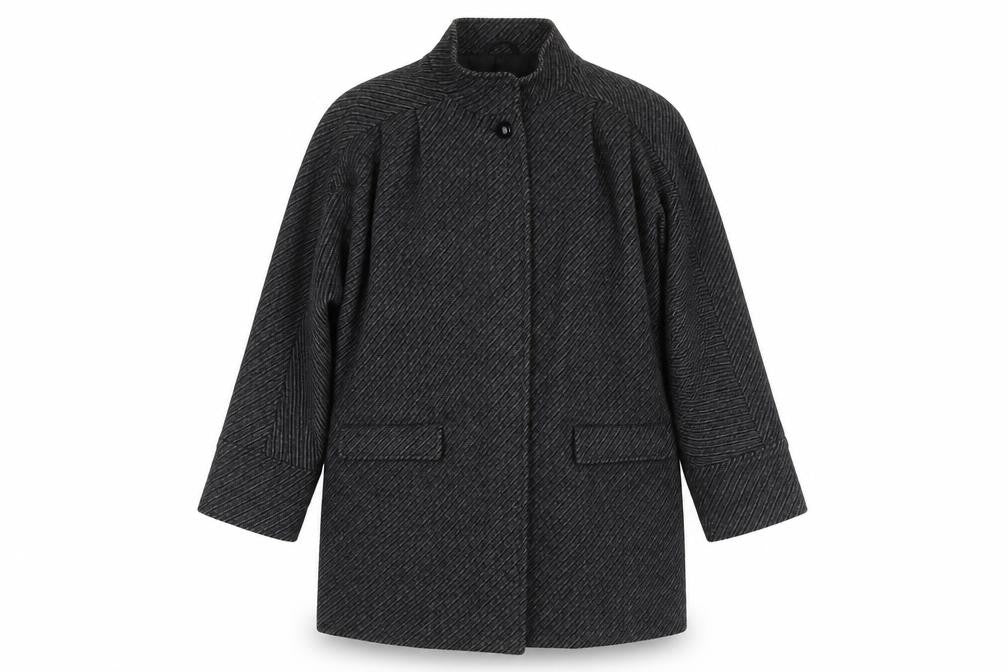 Marks & Spencer Women's Black Mid-Length Coat Size 12-14