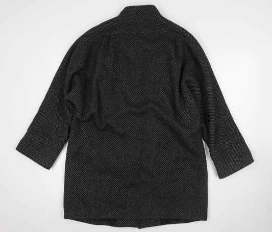 Marks and Spencer Women's Black Mid-Length Coat Size 12-14