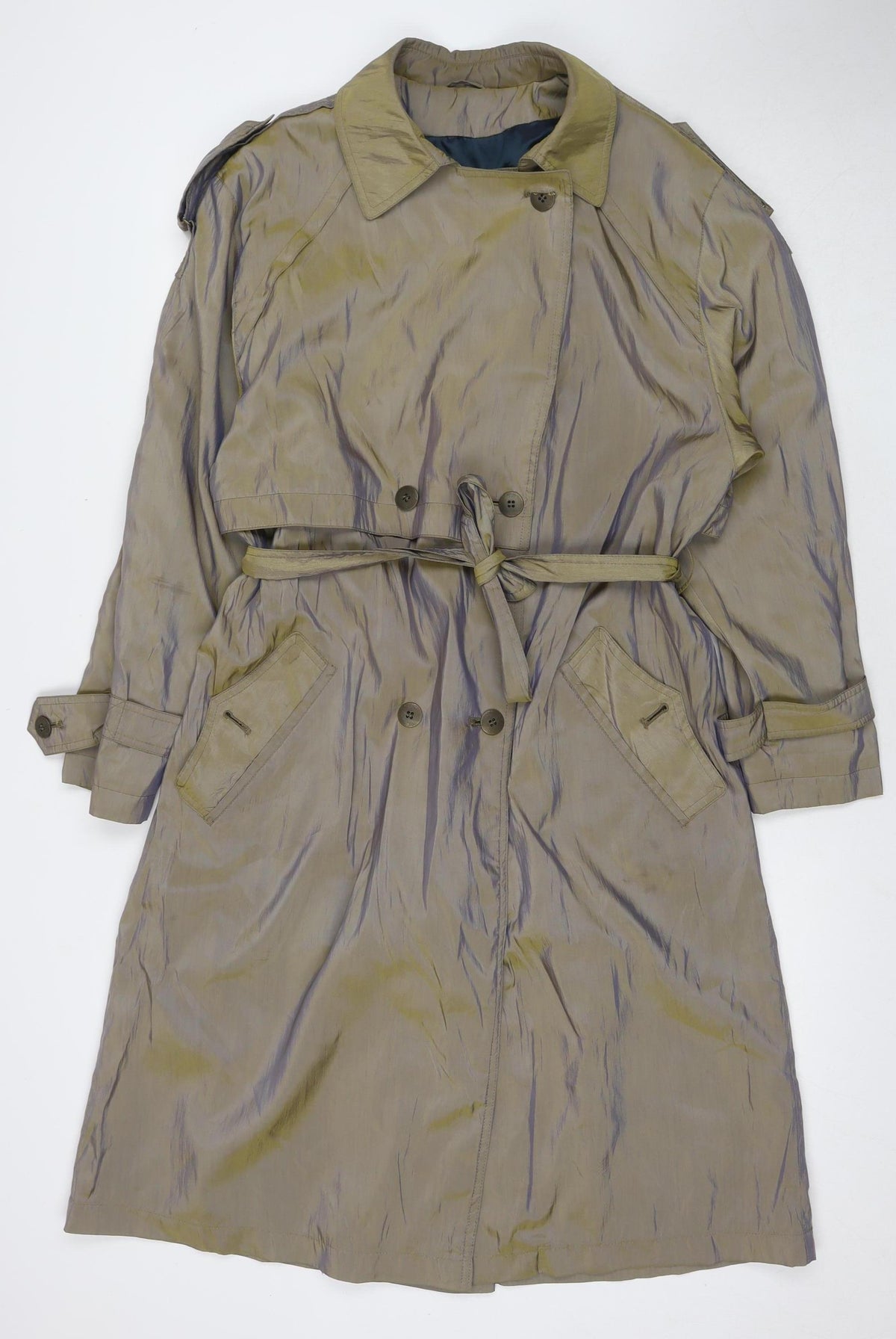 Hamells Women's Beige Trench Coat Size 14 Classic
