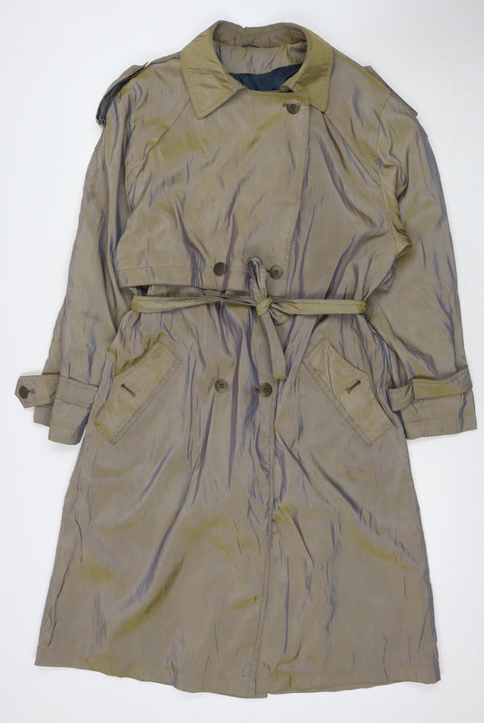 Hamells Women's Beige Trench Coat Size 14 Classic