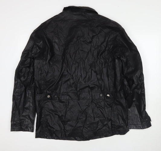 Jupiter Men's Black Windbreaker Jacket M