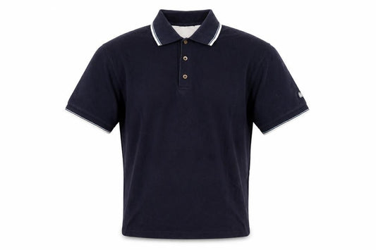 Lee Cooper Men's Black Polo Shirt, M, Casual Button-Down
