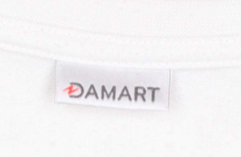 Damart Women's Multicoloured Striped Jersey T-Shirt