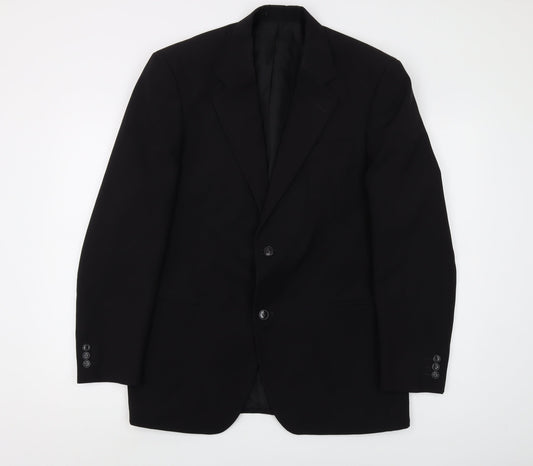 Farah Men's Black Blazer Size 38 - Formal Classic