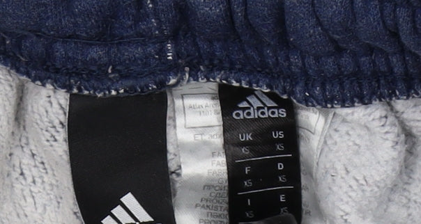 Adidas Unisex Blue Jogger XS with Elastic Waist