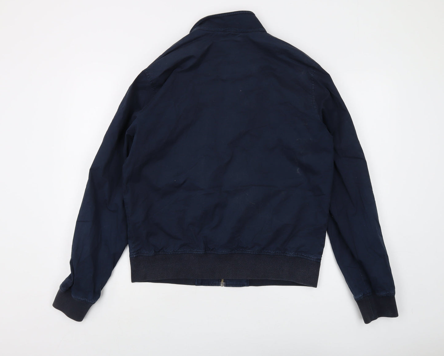 Penguin Men's Blue Bomber Jacket, M, Cotton Blend