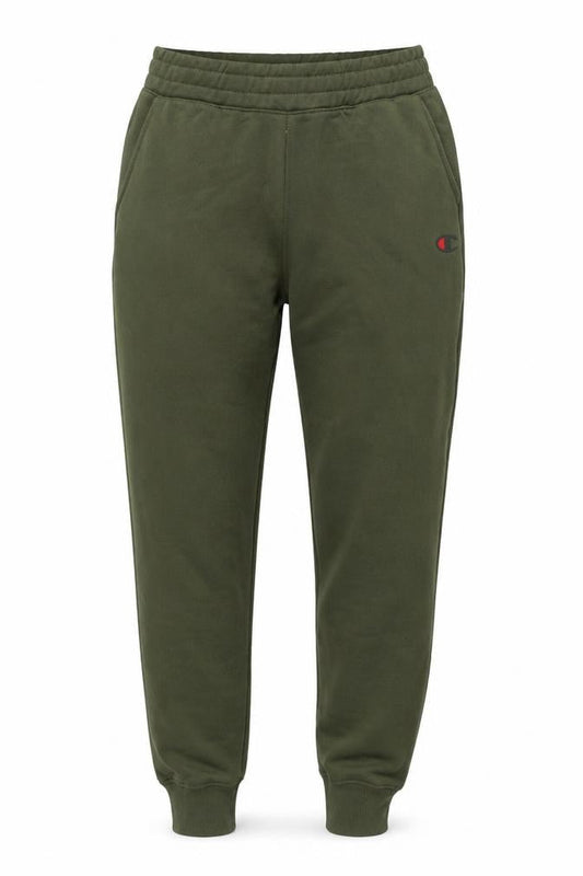 Champion Men's Green Jogger Trousers, Size S, Cotton Blend