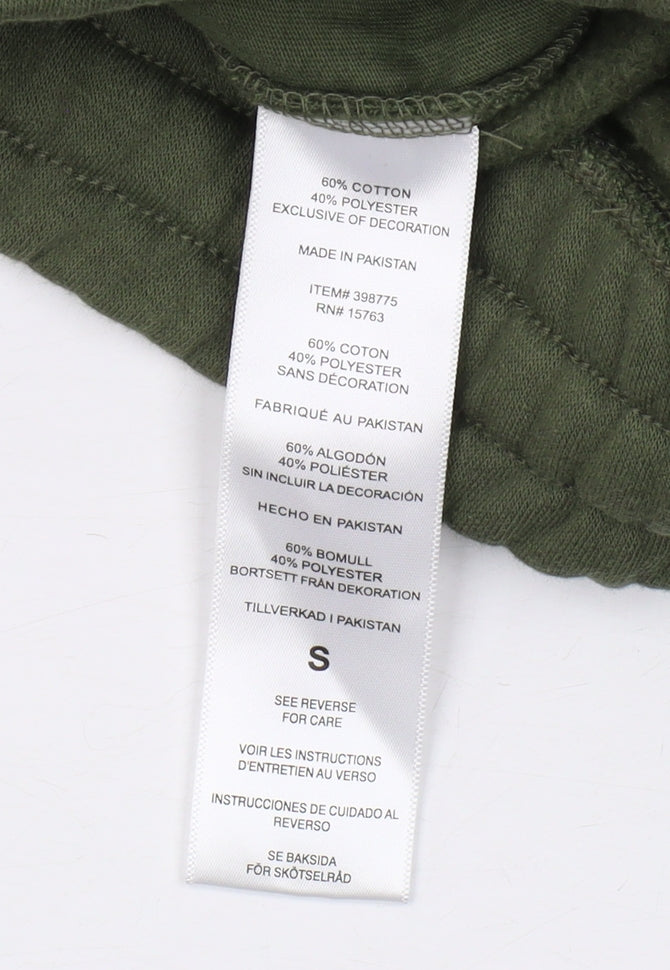 Champion Men's Green Jogger Trousers, Size S, Cotton Blend