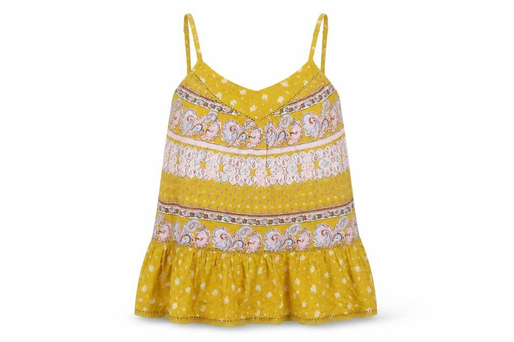 Womens UK Size 10 Superdry Yellow Viscose Blouse