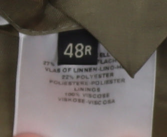 Jaeger Green Men's 48R Blazer - Business/formal - Single-Breasted