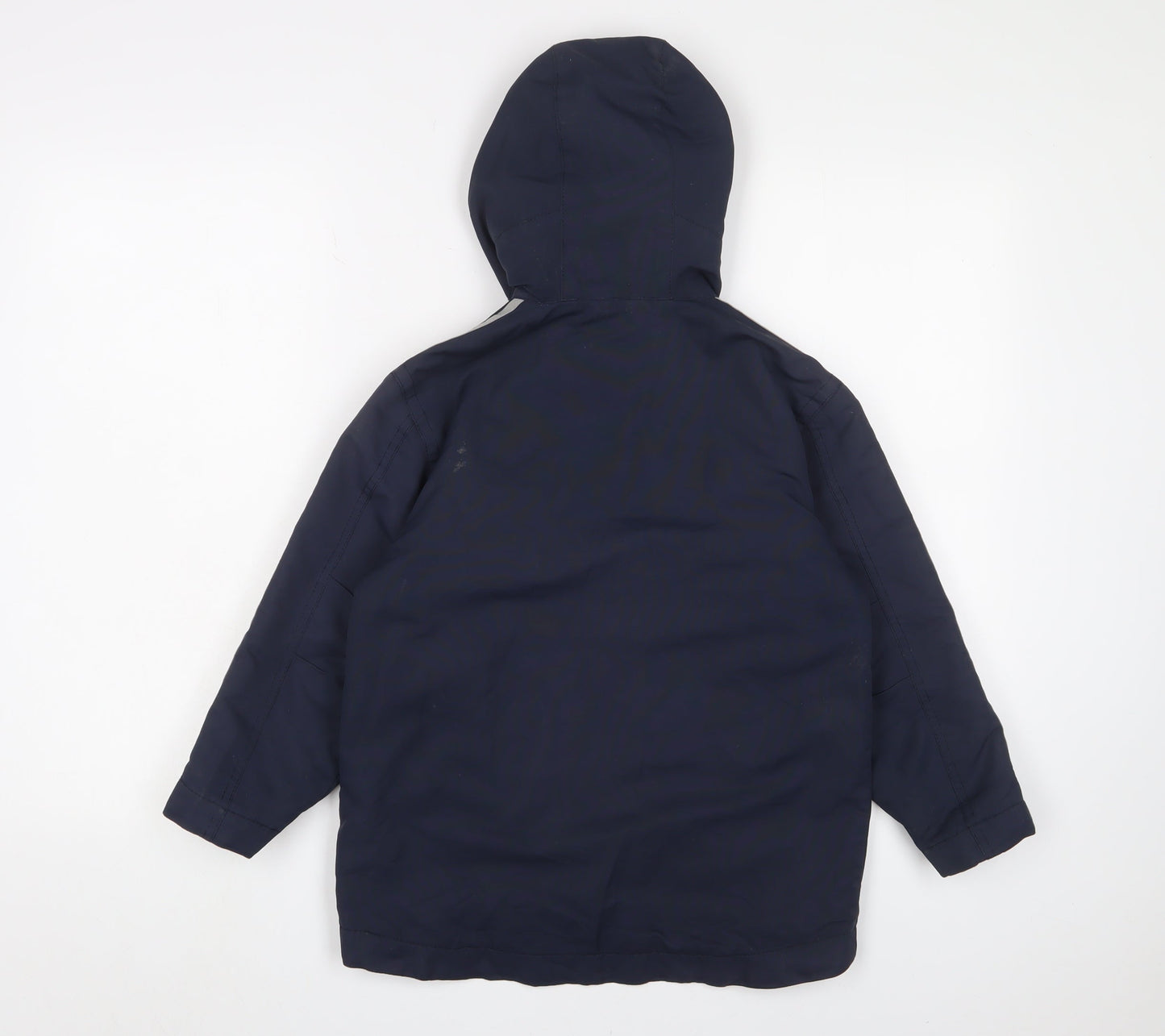 Gap Kids Boys' Blue Jacket S Hooded Winter Zipped Pockets