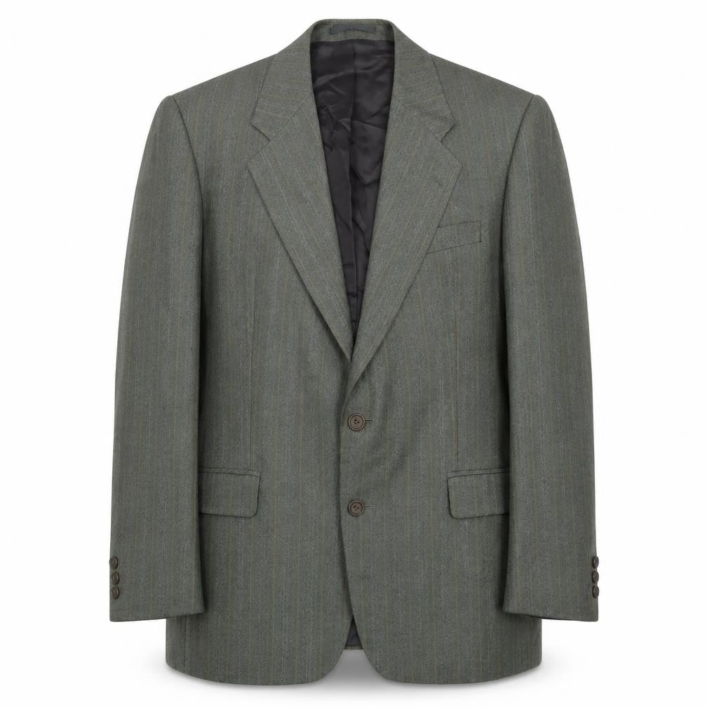 Mens 40 Chest Regular Dunn & Co. Inc. Green Two-Button Blazer