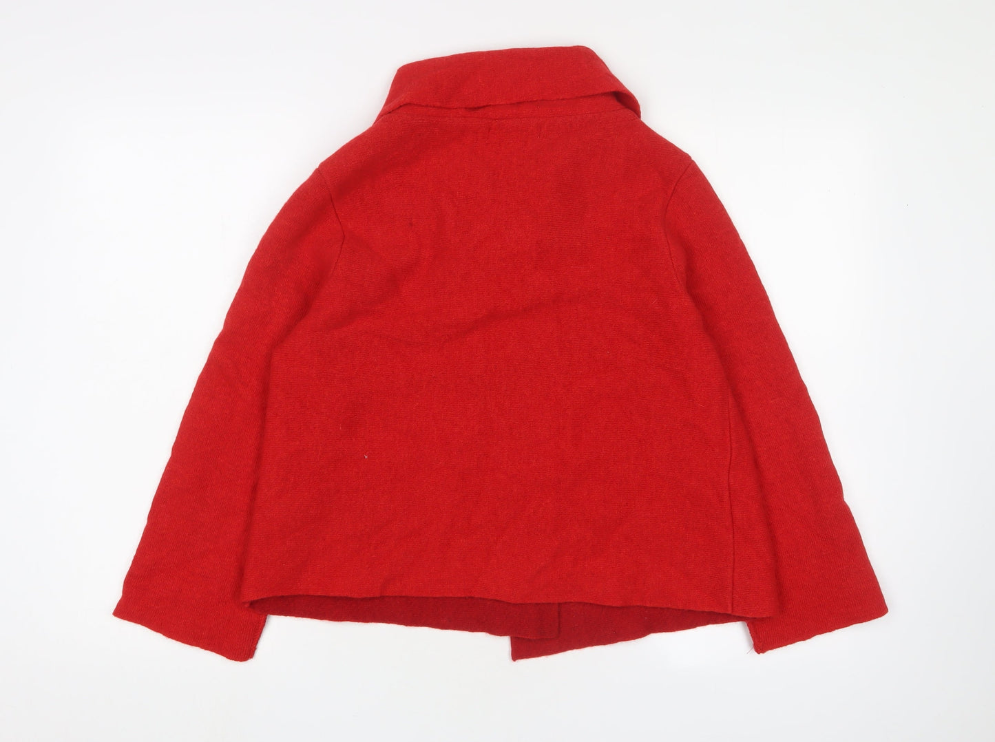 Chiaramente Red Wool Cape Women's S Casual