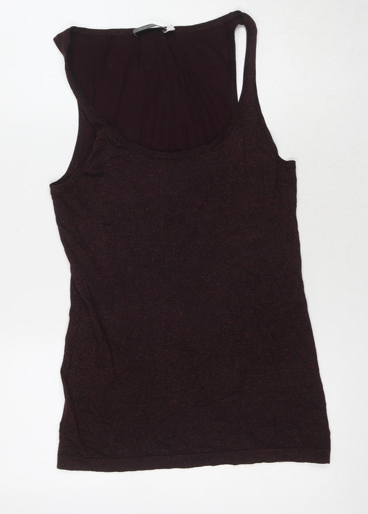 Mint Velvet Women's Brown Sleeveless Tank - Size 12