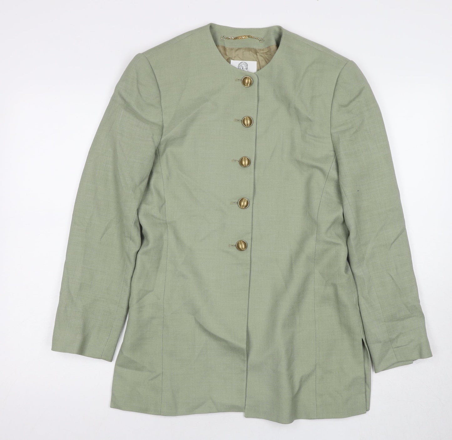 Viyella Women's Green Jacket Size 8
